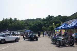 車両パレードの様子