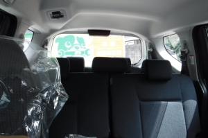 「トヨタ　シエンタ」車内からの写真