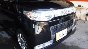 「軽研磨」後の車