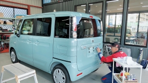 スペーシア　コーティング施工